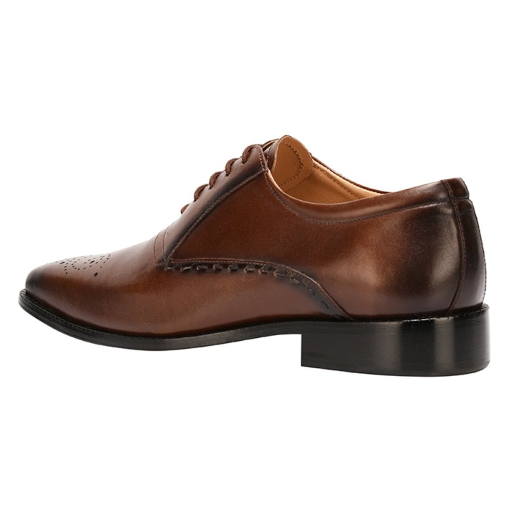 Lush Leather Derby Style Dress Shoes - Picture 2 of 5